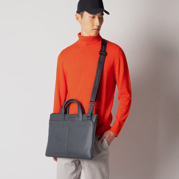 Expandable, slim computer bag 15"