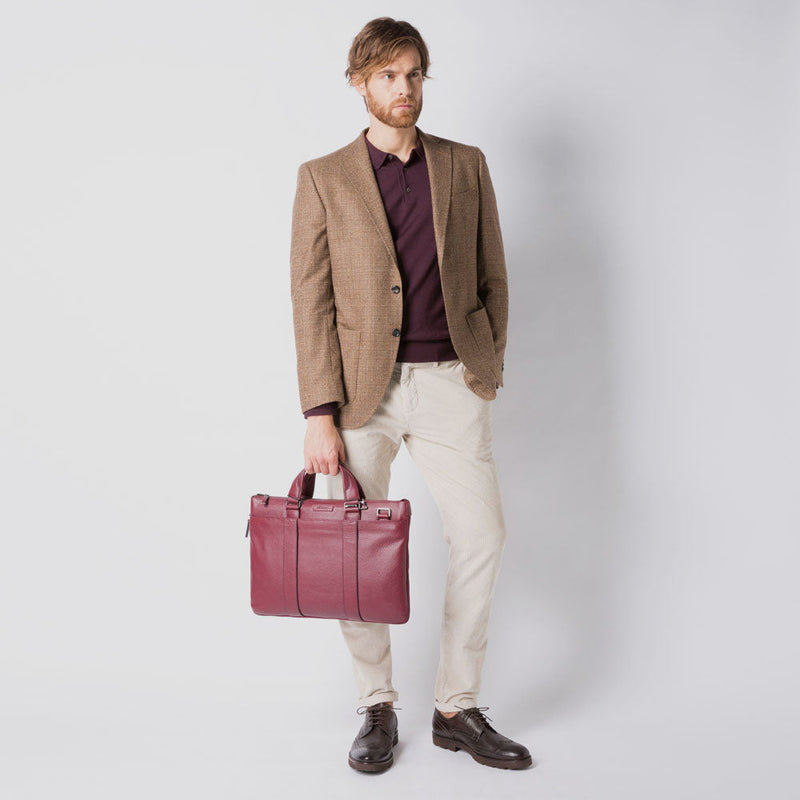Expandable, slim computer bag