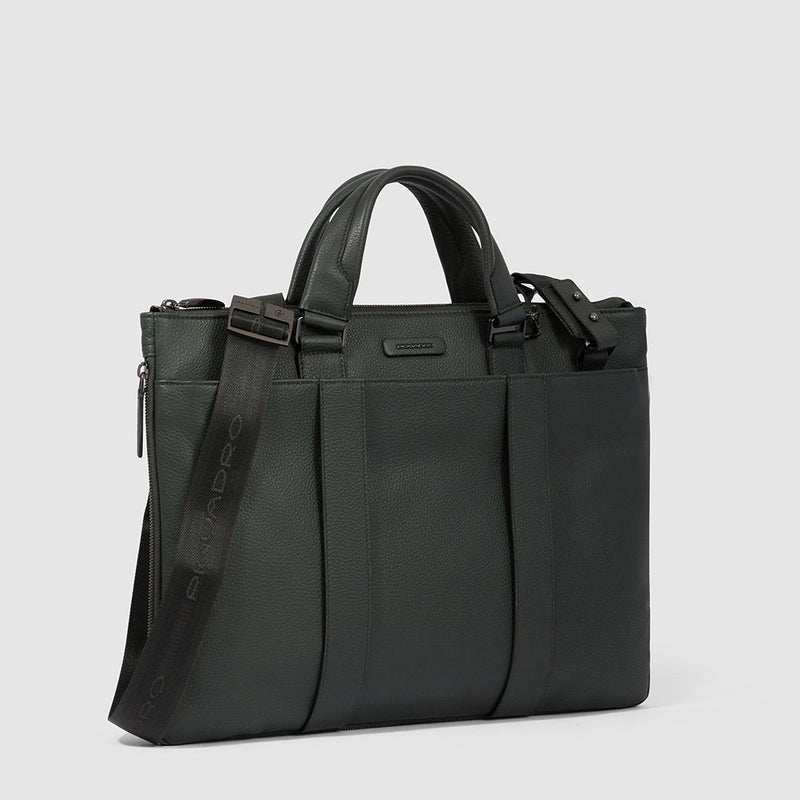 Expandable, slim computer bag