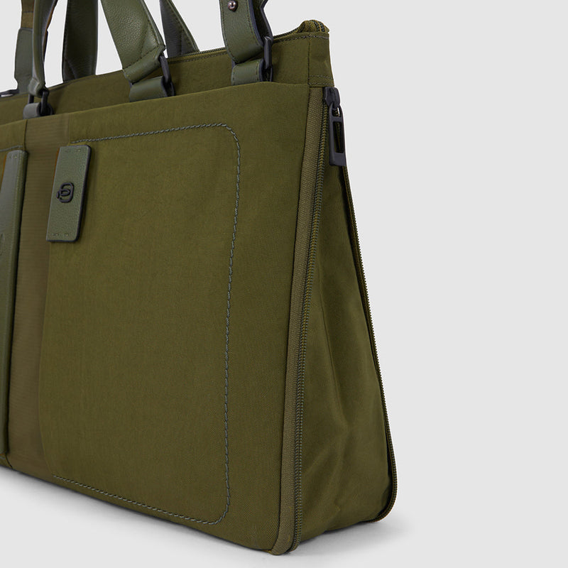 Expandable, slim computer bag 15"