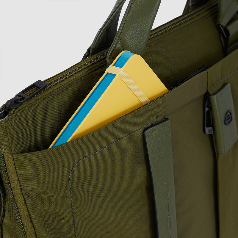 Expandable, slim computer bag 15"