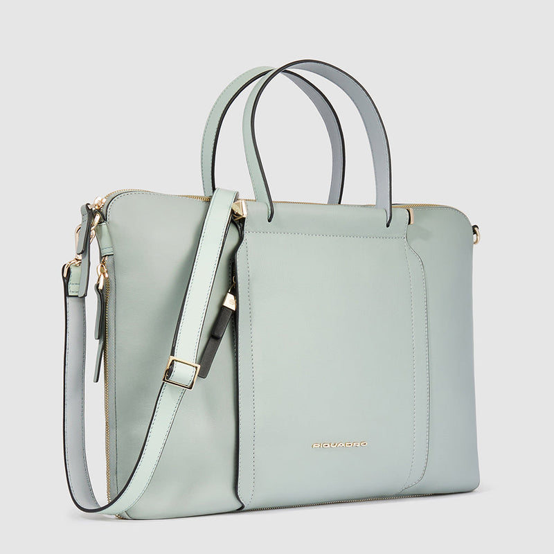 Expandable computer 15,6" and iPad®Pro briefcase