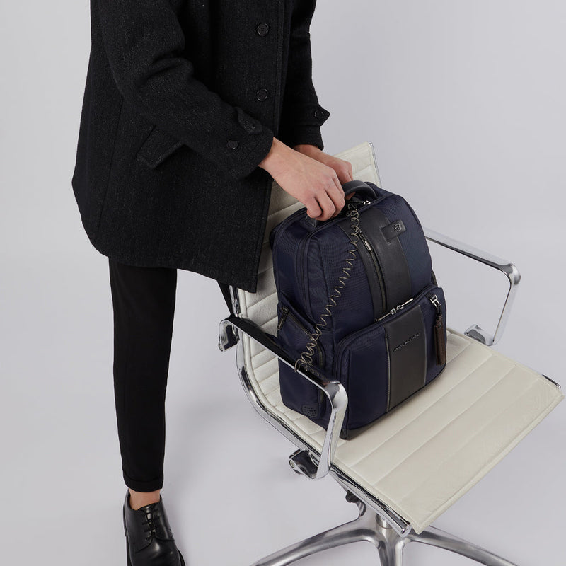 PC and iPad backpack in recycled fabric with CONNE