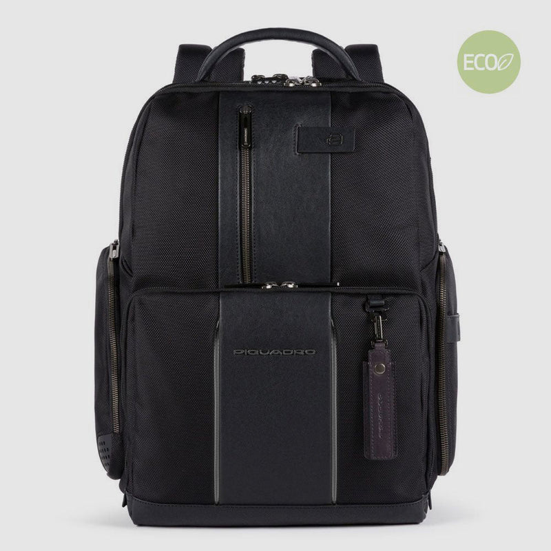 PC and iPad backpack in recycled fabric with CONNE