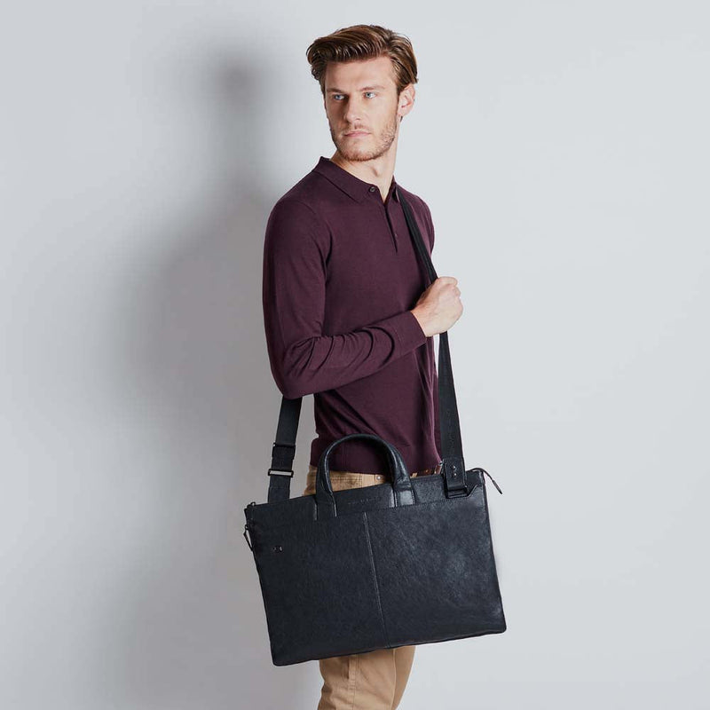 Slim expandable laptop briefcase with 10.5 - 9.7