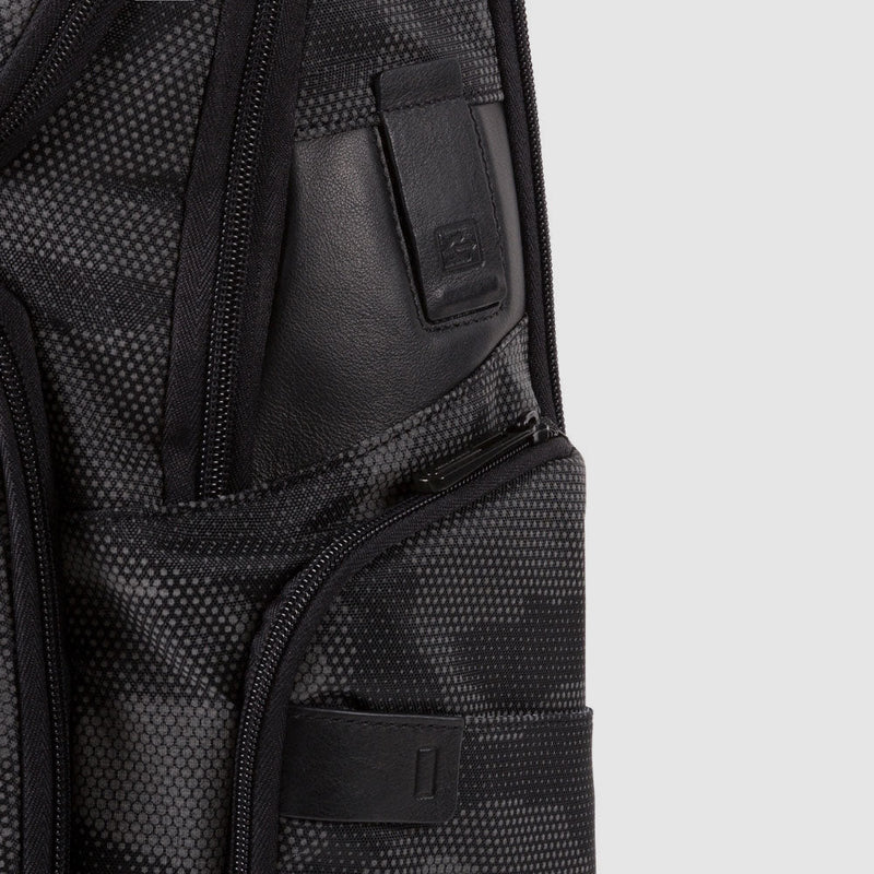 Laptop and iPad® backpack in recycled fabric with