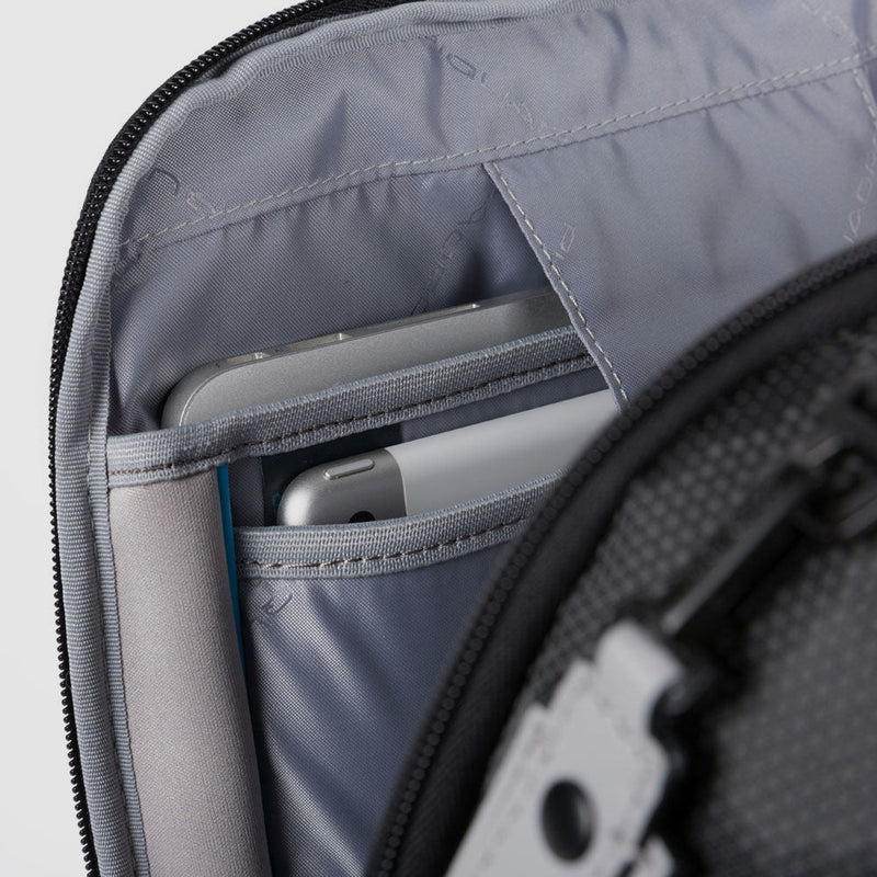 Laptop and iPad® backpack in recycled fabric with