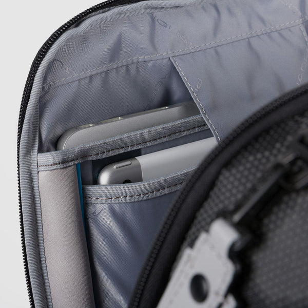 Laptop and iPad® backpack in recycled fabric with