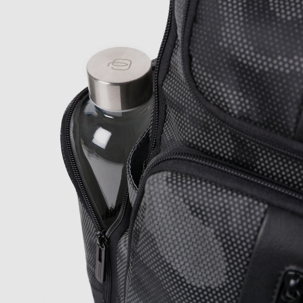 Laptop and iPad® backpack in recycled fabric with