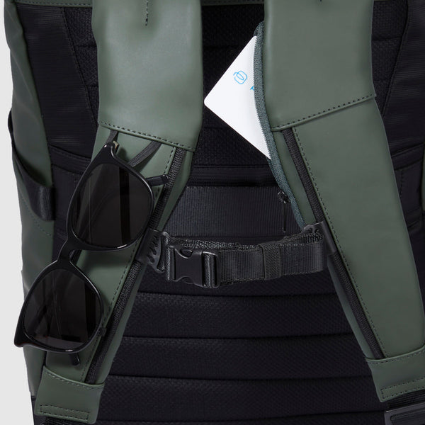 Water resistant bike backpack for laptop 15,6"