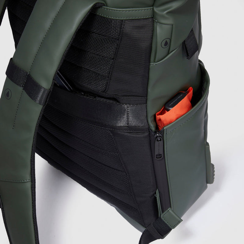 Water resistant bike backpack for laptop 15,6"