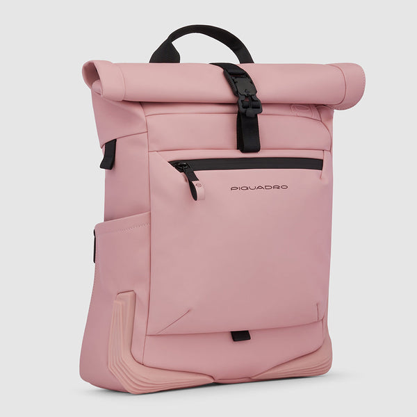 Water resistant roll-top backpack for laptop 15,6"