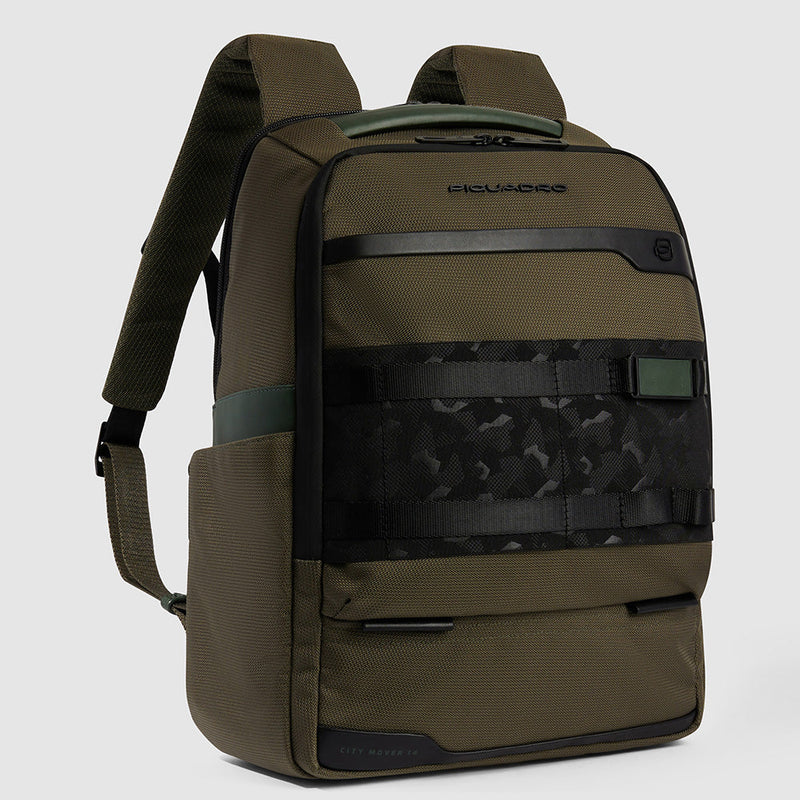 Personalizable, modular laptop backpack 14"
