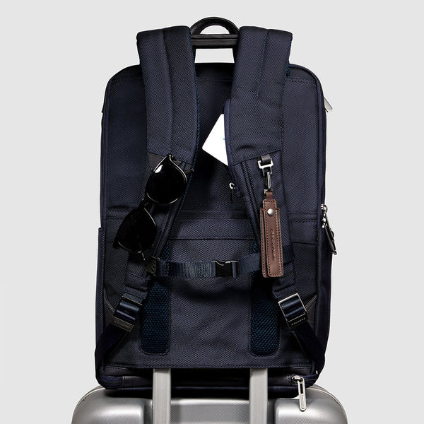Travel computer backpack 15,6" in recycled fabric
