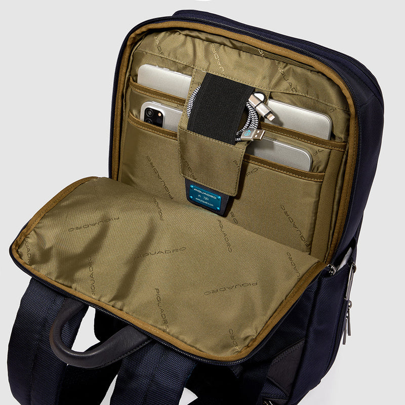 Travel computer backpack 15,6" in recycled fabric