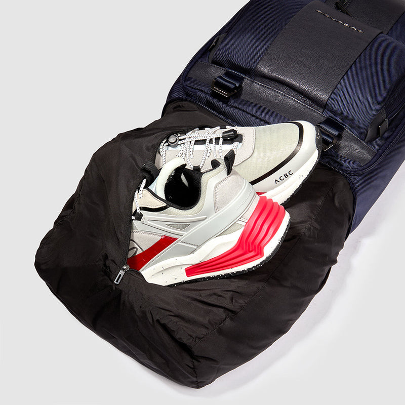 Travel computer backpack 15,6" in recycled fabric