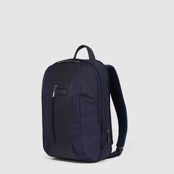 Slim computer backpack 15,6" in recycled fabric