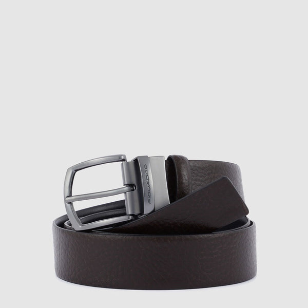 Reversible men’s belt with prong buckle