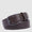 Men’s leather belt with prong buckle