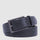 Men’s leather belt with prong buckle