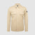 Tech-linen shirt jacket