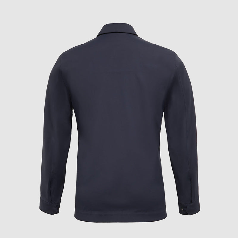 Fabric shirt-jacket
