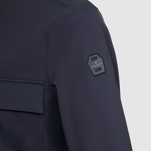 Fabric shirt-jacket