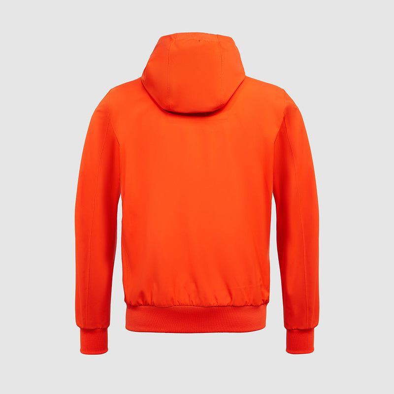 Fabric jacket with hood