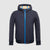Fabric jacket with hood