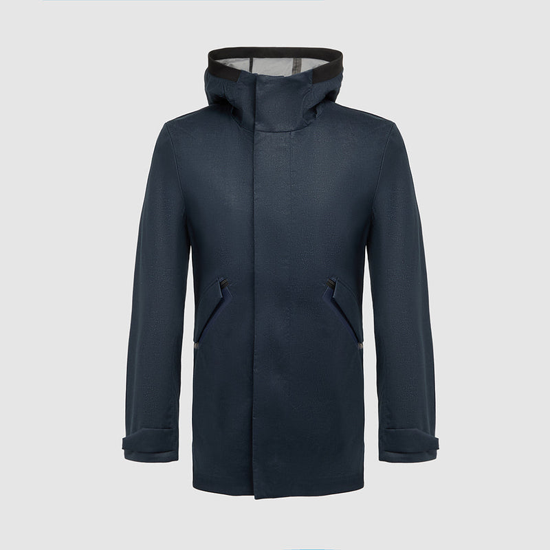 Tech-linen parka