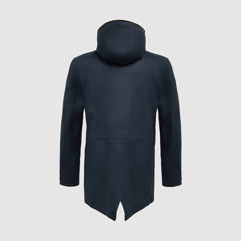 Tech-linen parka