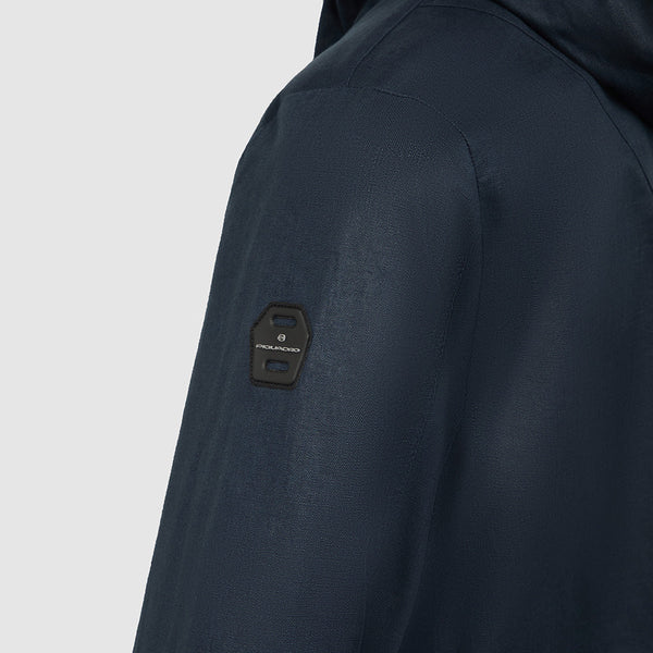 Tech-linen parka