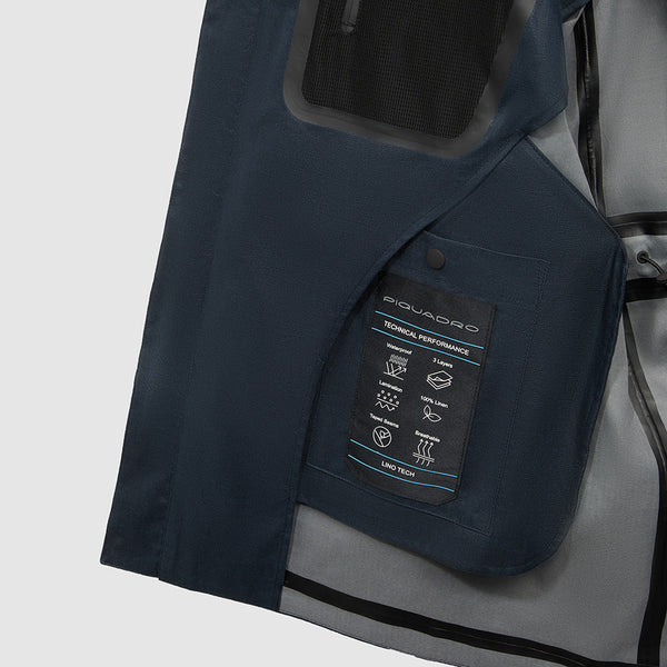 Tech-linen parka