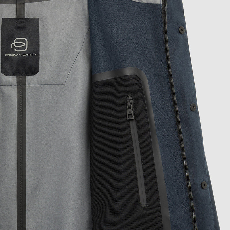 Tech-linen parka
