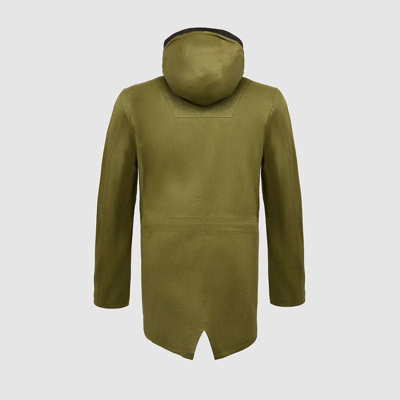 Tech-linen parka