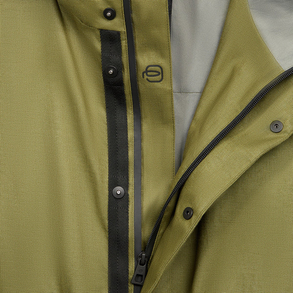 Tech-linen parka