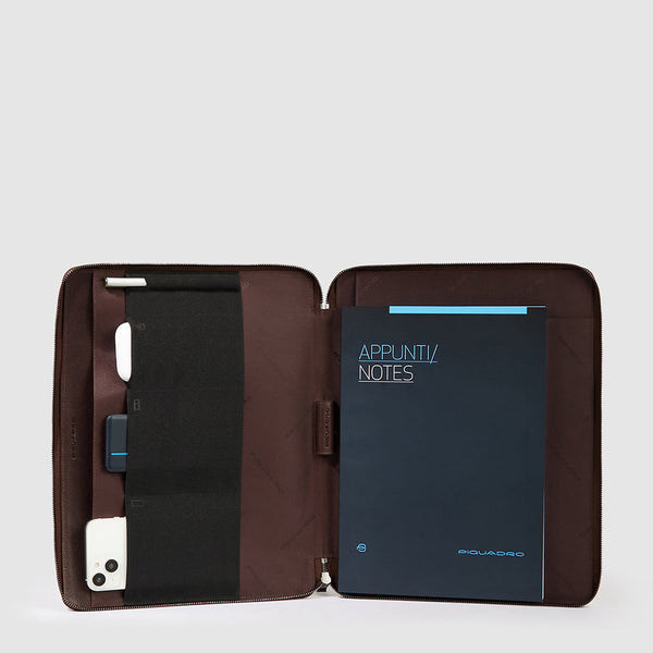 Notepad holder with iPad®Pro 12,9" compartment