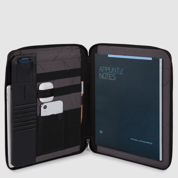 Notepad holder with iPad®Pro 12,9" compartment