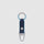 Two-ring keychain with carabiner hook