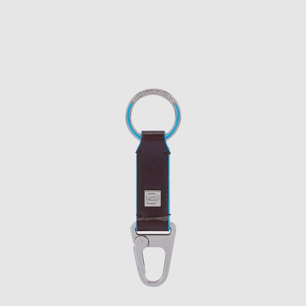 Two-ring keychain with carabiner hook