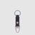 Two-ring keychain with carabiner hook