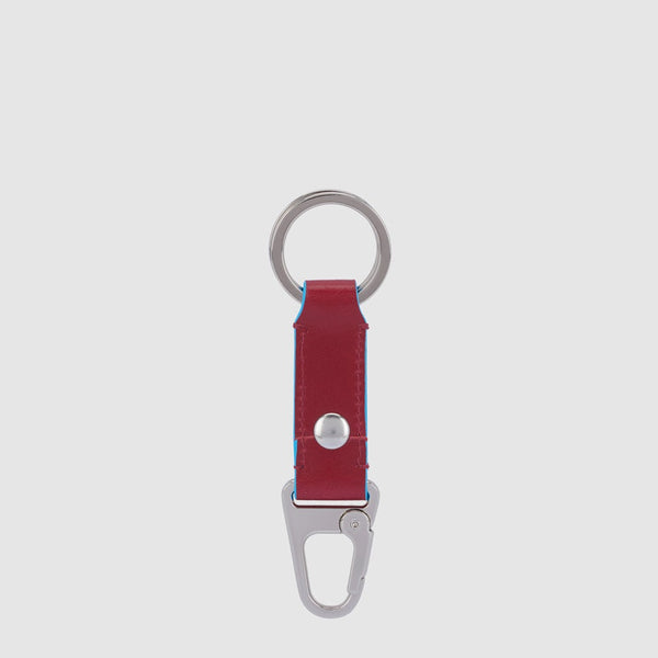Two-ring keychain with carabiner hook
