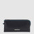Two-ring key case with zipped rear pocket