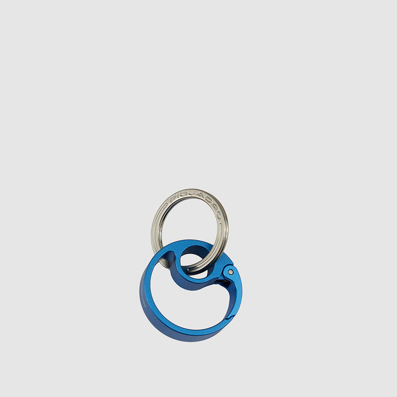 Keychain with round carabiner hook
