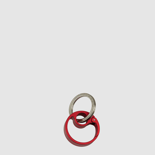 Keychain with round carabiner hook