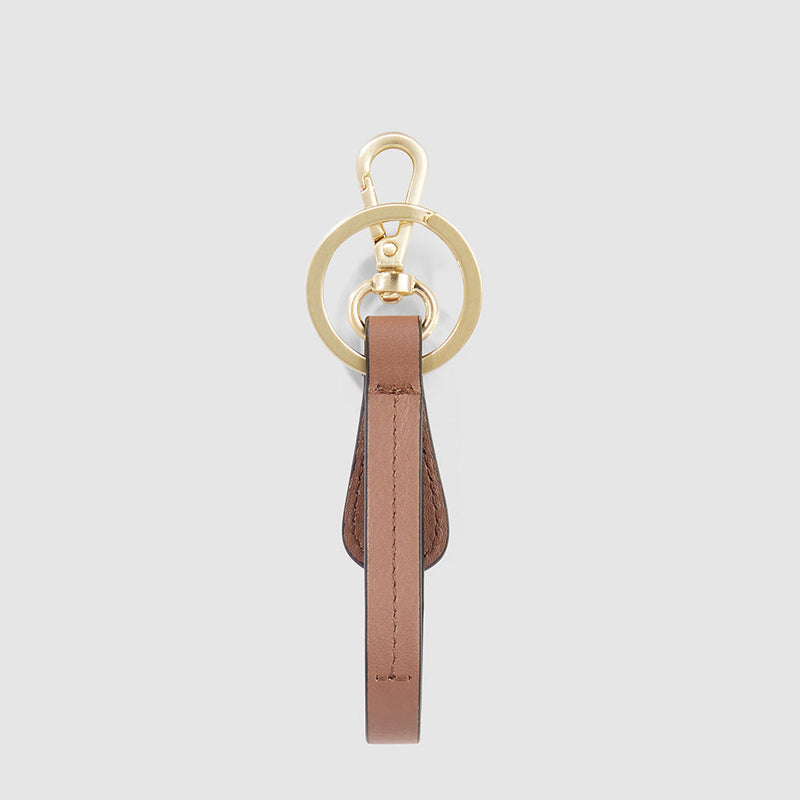 Leather Keychain with carabiner hook