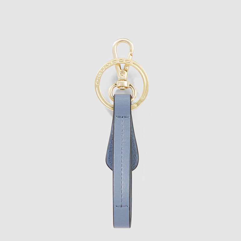 Leather Keychain with carabiner hook