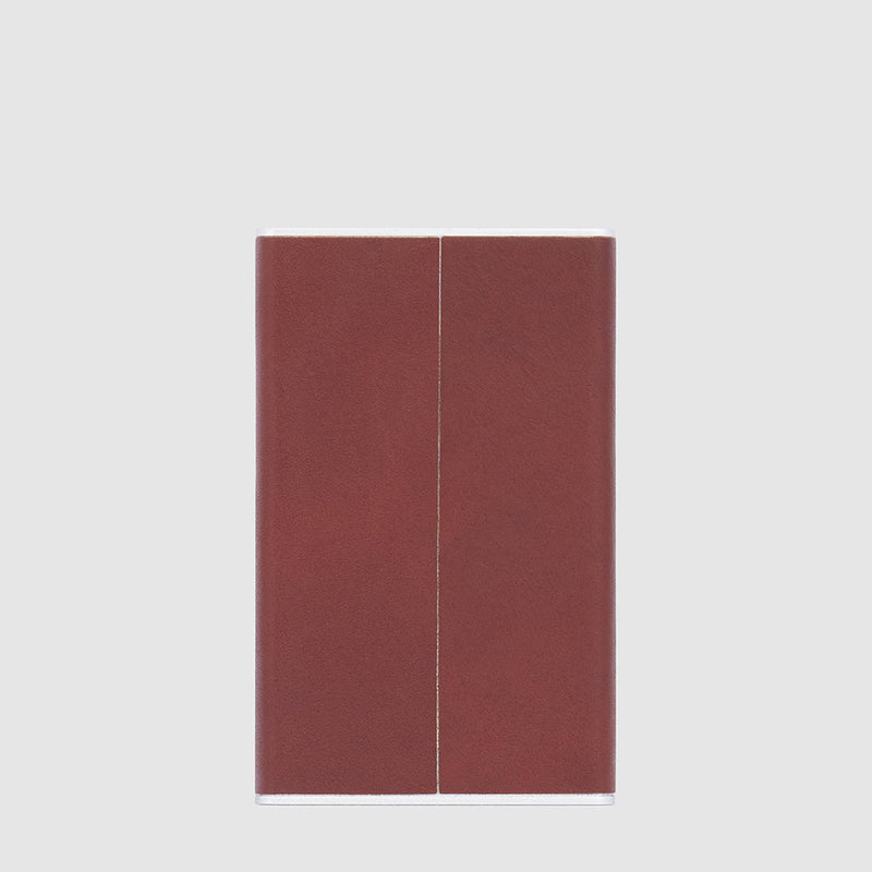Credit card case with sliding system