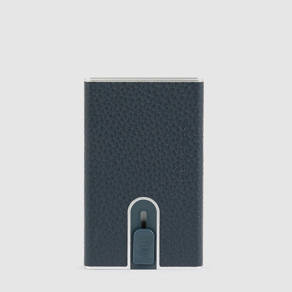 Credit card case with sliding system