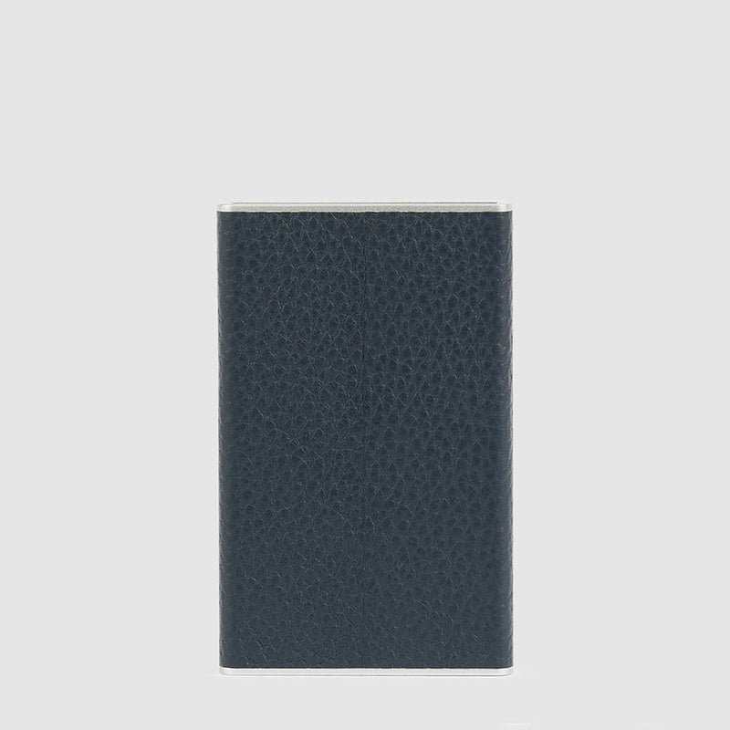 Credit card case with sliding system